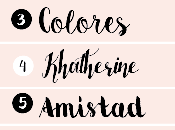 Tipos letras para hacer cartelitos bonitos