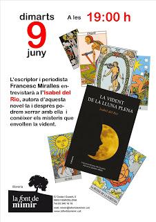 Primera presentació de #LaVidentDeLaLlunaPlena a La Font de Mimir