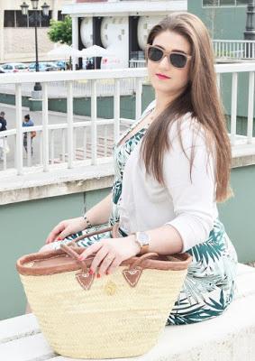 Outfit of the Day ~ Vestido Skater & Capazo Solamante