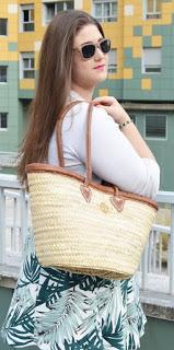 Outfit of the Day ~ Vestido Skater & Capazo Solamante