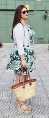 Outfit of the Day ~ Vestido Skater & Capazo Solamante
