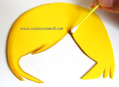 Centros de mesa para graduación en foami