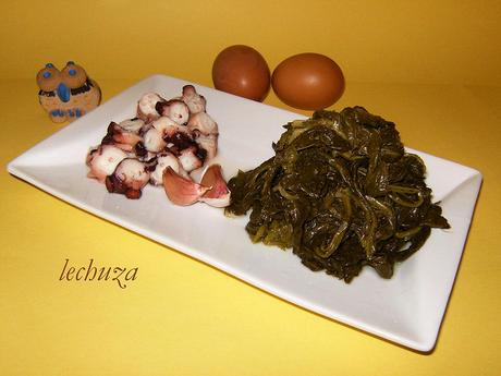 2-Revuelto grelos  y pulpo-ingres.