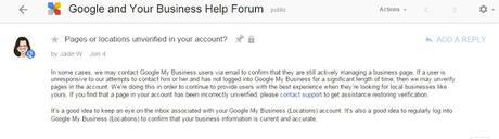 Google My Business, Jade Wang