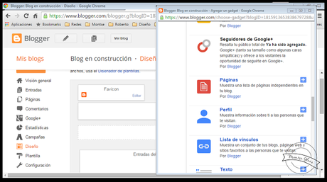 Como crear y centrar pestañas en blogger