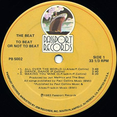 The Beat ( Paul collin's Beat )-To Beat or no to Beat Mlp 1984