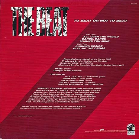 The Beat ( Paul collin's Beat )-To Beat or no to Beat Mlp 1984