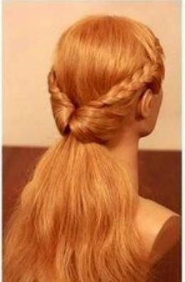 Como hacer un peinado sencillo en cabello largo