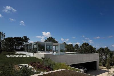 Casa Minimalista de Hormigon en Portugal