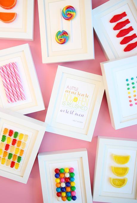 Decorar una habitación infantil con chucherías decorar chuches6