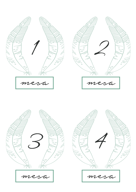 Imprimibles para tu boda