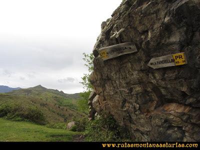 Ruta Ablaña Llosorio: peña Rega