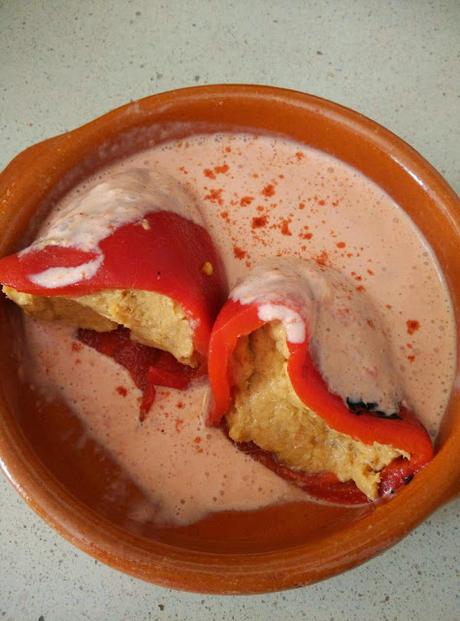 PIMIENTOS RELLENOS DE PASTEL DE CABRACHO YATECOMERE