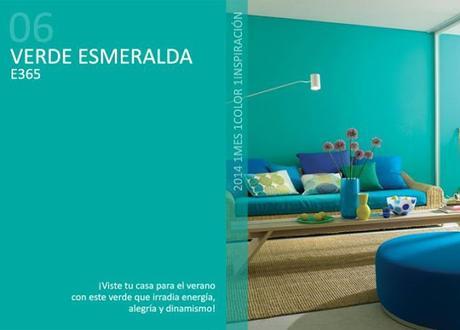 1 Mes 1 Color: Junio es Verde Esmeralda