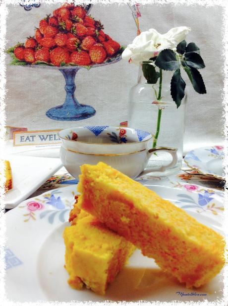 Bizcocho de calabaza y leche de coco