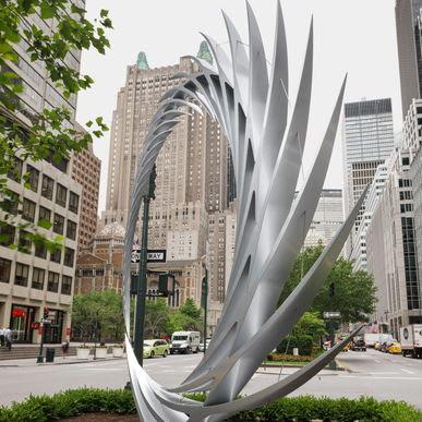 Calatrava presenta siete grandes esculturas en Nueva York