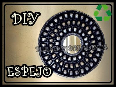 Diy. Reciclaje. Decorando un espejito.