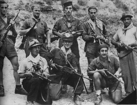 Partisanos italianos durante la Segunda Guerra Mundial