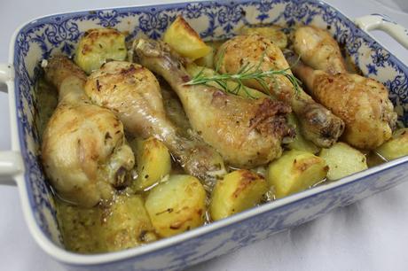 Jamoncitos de pollo al ajillo