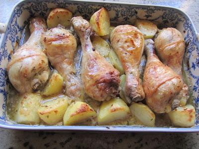 Jamoncitos de pollo al ajillo