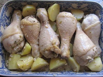 Jamoncitos de pollo al ajillo