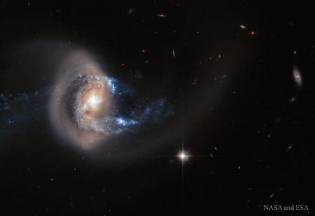 La galaxia NGC 7714 tras la colisión