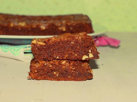 BROWNIE CON NUECES