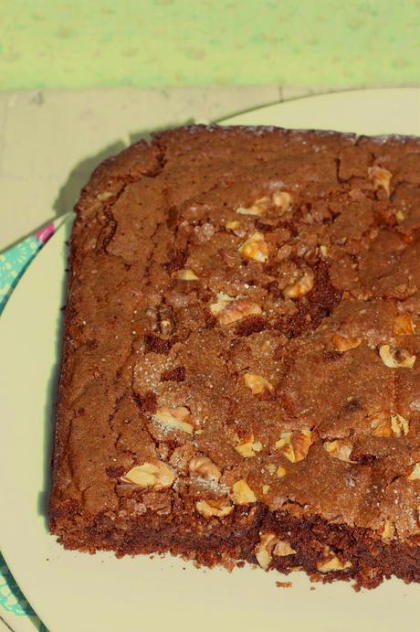 BROWNIE CON NUECES