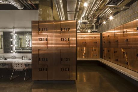 Diseño industrial en el interiorismo de este Gimnasio en Londres