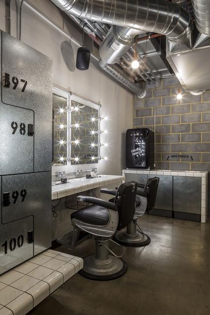 Diseño industrial en el interiorismo de este Gimnasio en Londres