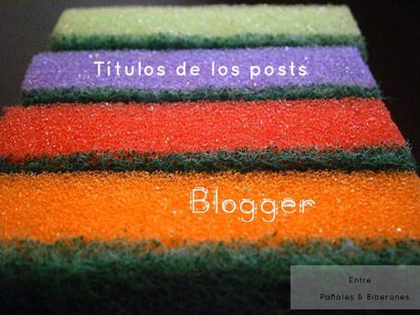 Cómo poner un color de fondo a los títulos de los posts en Blogger