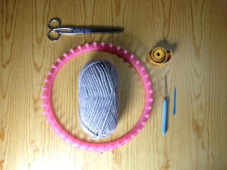 Materiales tutorial pantalones cortos shorts tejidos en telar