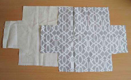Tutorial: funda de tela de caja de pañuelos / Fabric tissue box cover