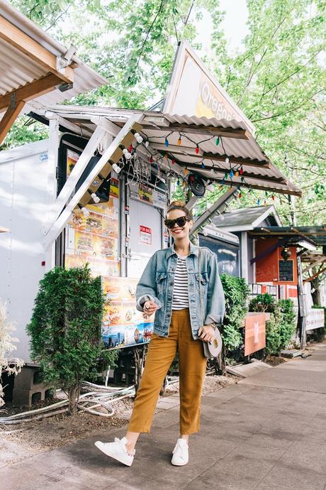 Portland-Striped_Top-ISabel_Marant_Sneakers-Denim_Jacket-Collage_on_The_Road-Street_Style-Usa_Road_Trip-32