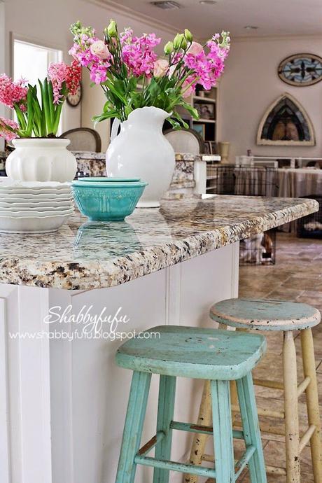 Como decorar la encimera de granito.Tips y consejos Kitchen Granite Comodoos Interiores