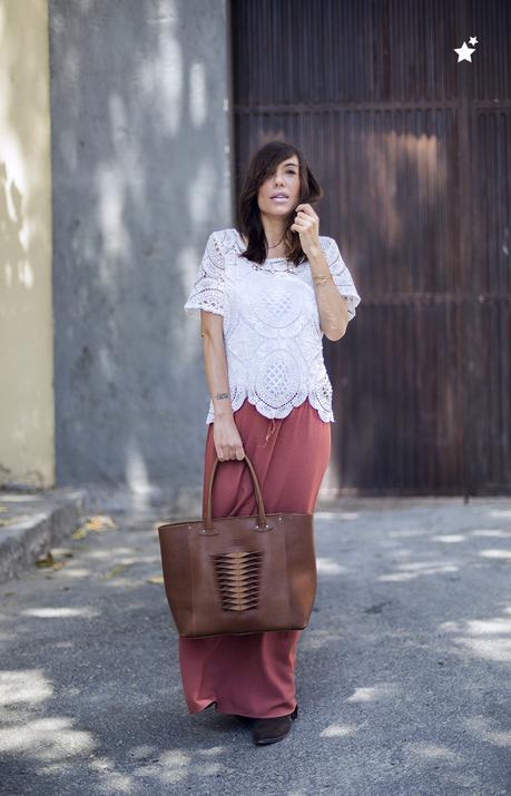 CARAMEL LONG SKIRT