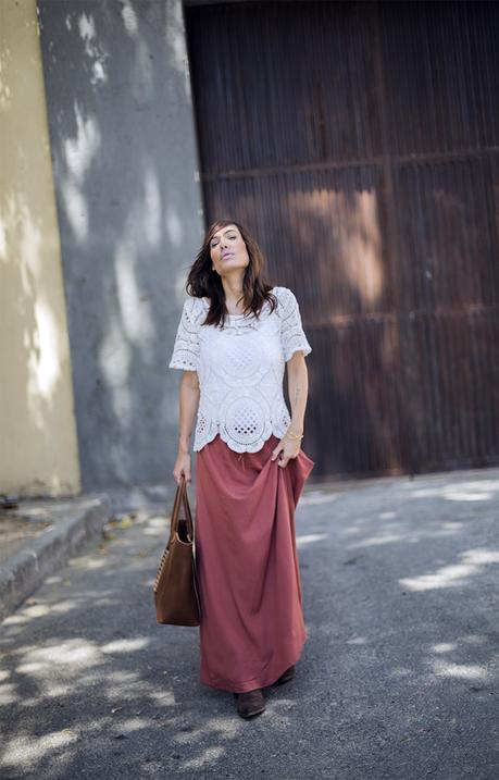 CARAMEL LONG SKIRT CARAMEL LONG SKIRT
