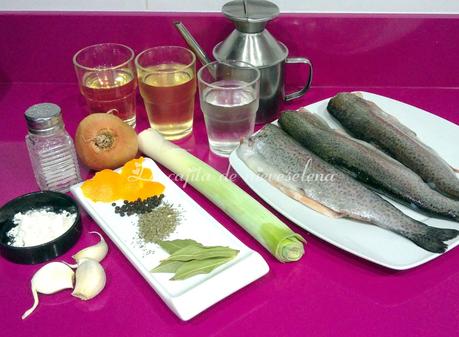 Truchas escabechadas