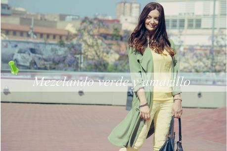 Mezclando verde y amarillo