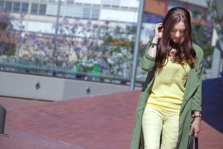 Mezclando verde y amarillo