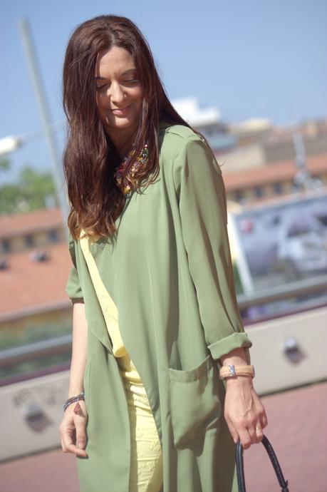 Mezclando verde y amarillo