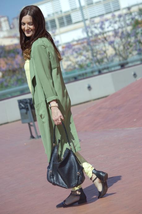 Mezclando verde y amarillo