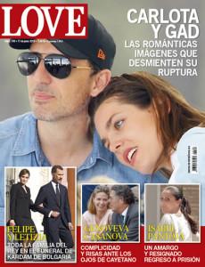 Carlota Casiraghi en la portada de la revista Love