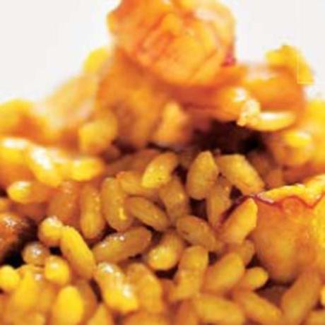 Arroz a banda con gambas y rape #cuisine #recipes