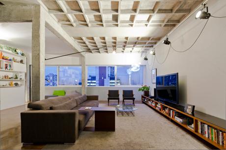 Diseño interior en vivienda de 1950, Brasil