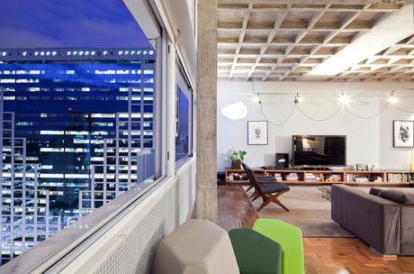 Diseño interior en vivienda de 1950, Brasil