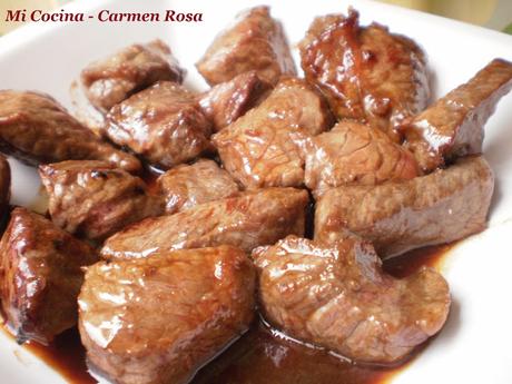 SOLOMILLO DE TERNERA EN SALSA TERIYAKI