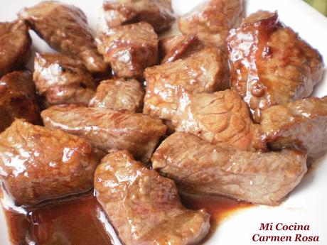 SOLOMILLO DE TERNERA EN SALSA TERIYAKI