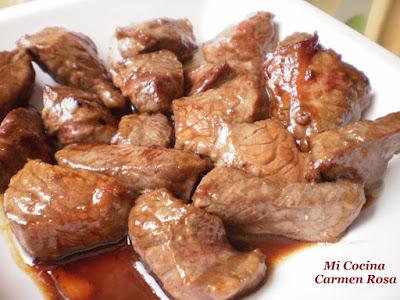 SOLOMILLO DE TERNERA EN SALSA TERIYAKI