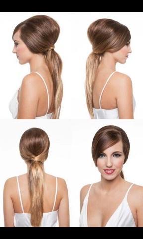 Diez peinados con coleta.